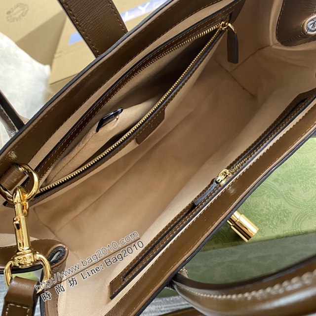 Gucci新款包包 古馳Jackie 1961系列中號托特包 Gucci新款手提肩背托特包 649016  ydg3055